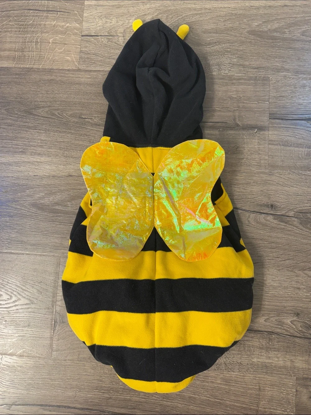 Carter's Black and Yellow Bee Hoodie with Shiny Wings